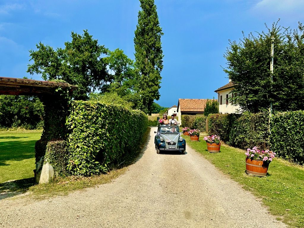 Arrivée des mariés