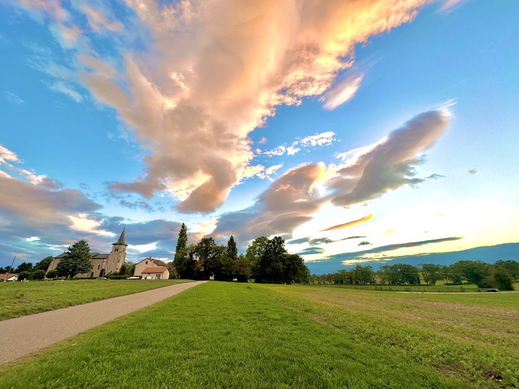 Le domaine dans la campagne de Collex-Bossy