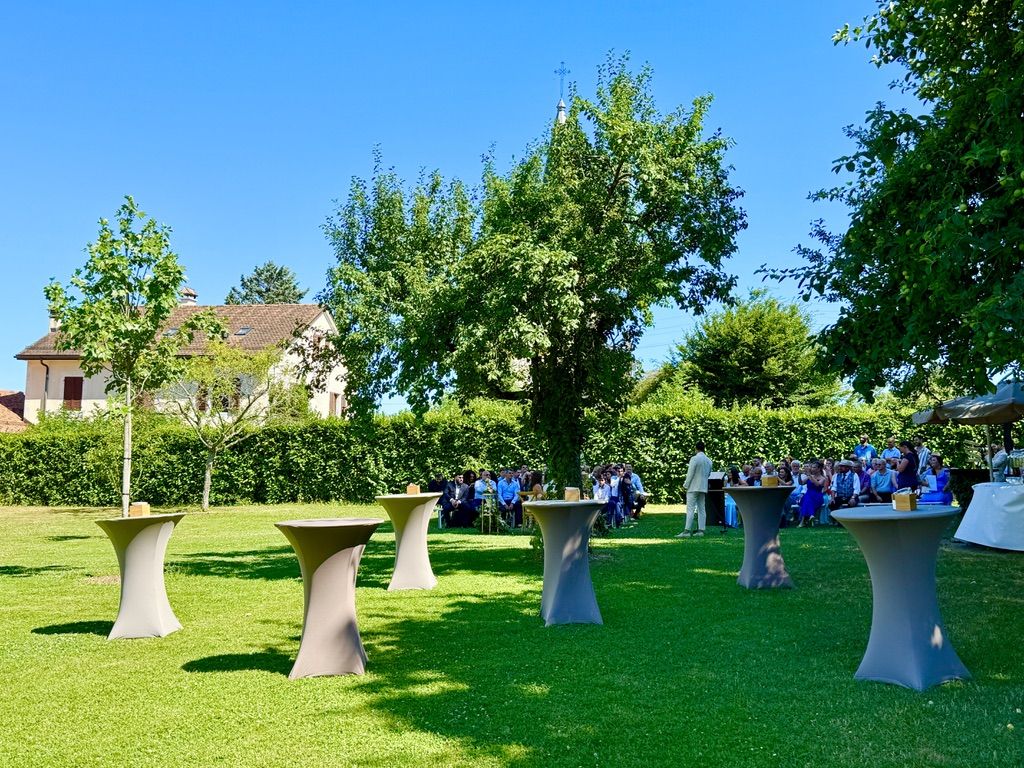 Cocktail dans le verger